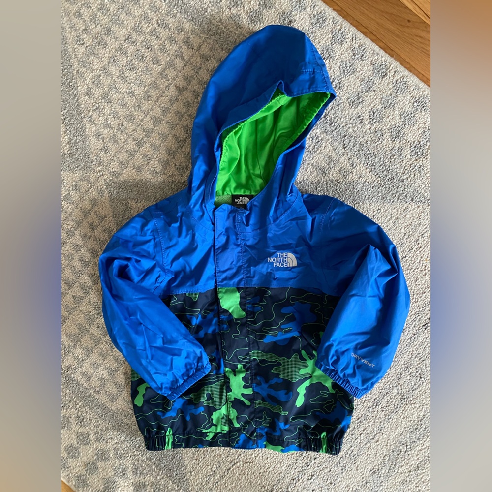 North face rain coat